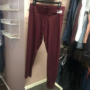 Maroon Leggings